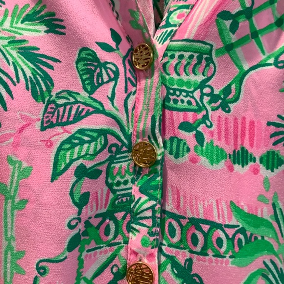 LILLY PULITZER ELSA BLOUSE - Picture 2 of 3